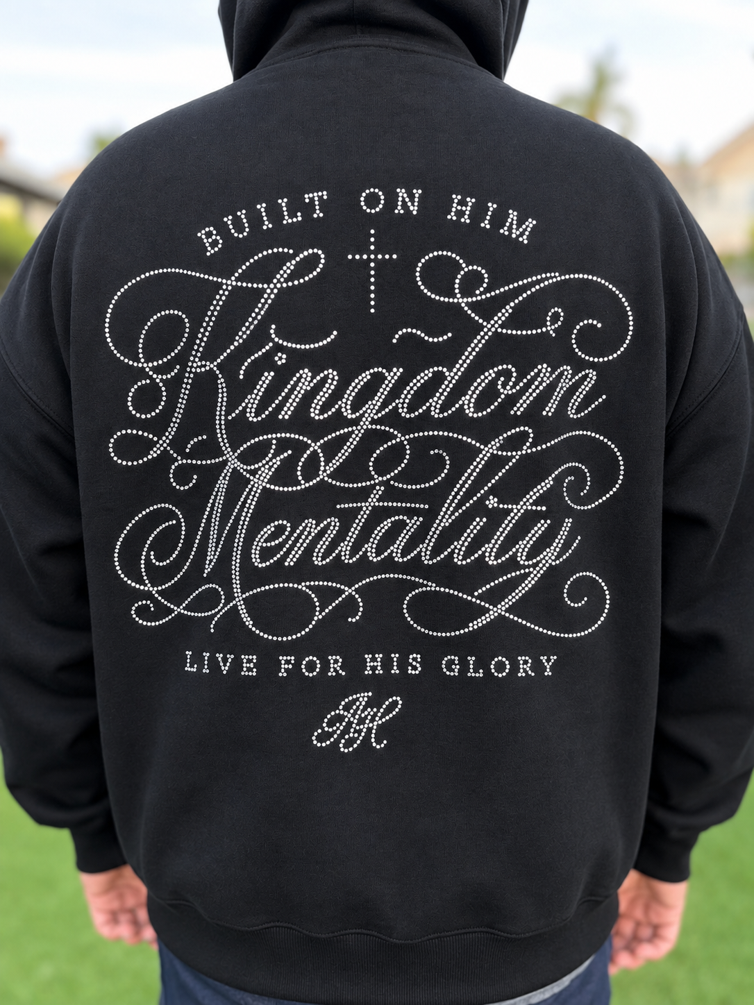 KINGDOM MENTALITY RHINESTONE HOODIE